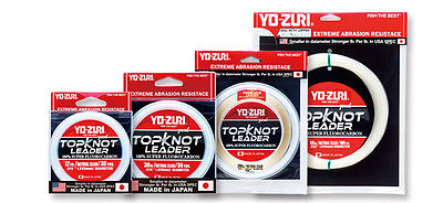 Yo-Zuri Top Knot Fluorocarbon Leader Line Natural Clear 15Lb 30 Yd R1228-NC