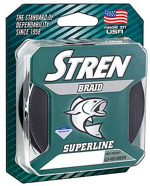 Stren Braid Line 15Lb Clear/Blue 150 Yards - 4Lb Diameter