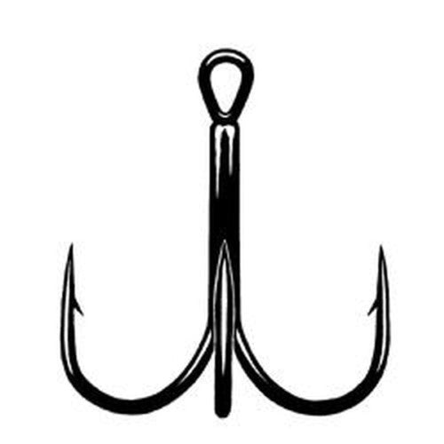 Owner Treble Hook ST-36 Black Chrome