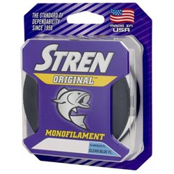 Stren Original Line 25 LB Clear / Blue Fluorescent 250 Yards