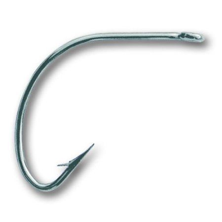 Mustad Wide Gap Hook Nickel 50 Per Box