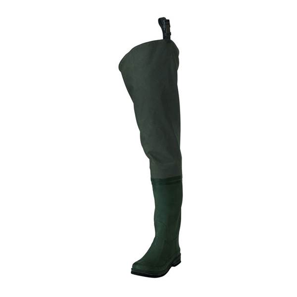 Frogg Toggs Cascades 2-Ply Rubber Bootfoot Cleated Hip Wader Forest Green Size 7