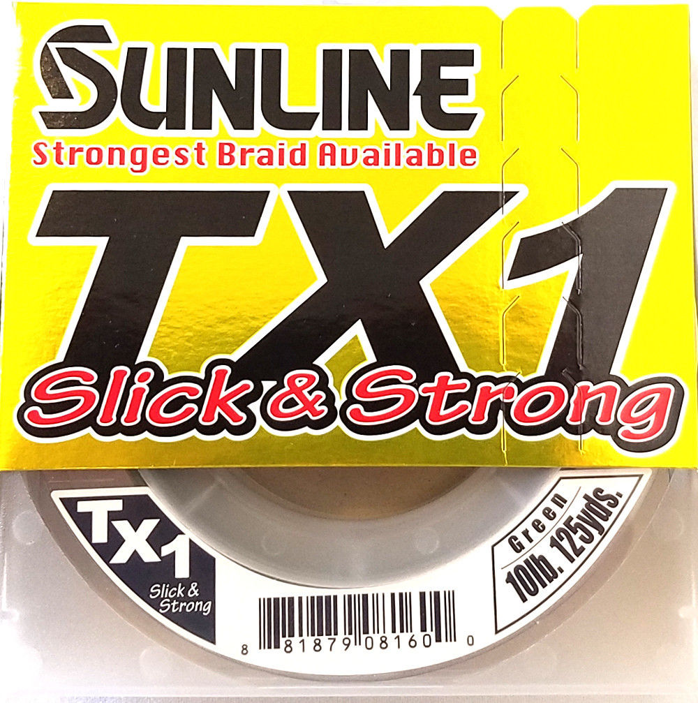 Sunline TX1 Braid Dark Green 125 Yards 12Lb