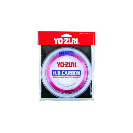 Yozuri HD Fluorocarbon Leader 100Yd Disappearing Pink