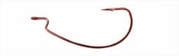 Gamakatsu Worm Hook Extra Wide Gap X-Wide Red Off 1/0 6 Pack