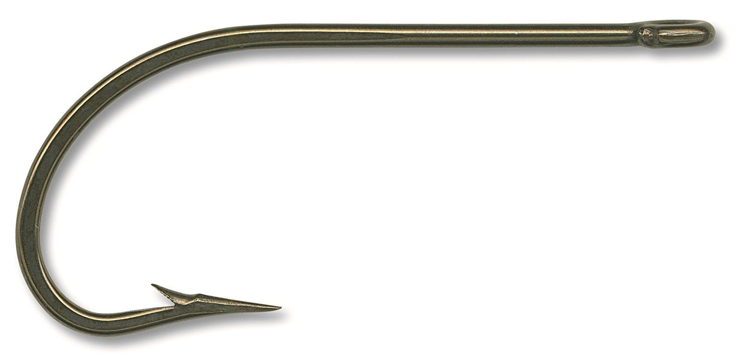 Mustad O'shaugnessy Hook Bronze Forged Size 12/0