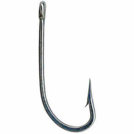 Mustad Oshaugnessy Hook Tin Forged Size 2/0 100 Per Box