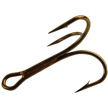 Mustad Treble Hook Bronze Size 4/0 25 Per Box