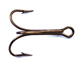 Mustad Treble Hook Bronze Size 4/0 25 Per Box