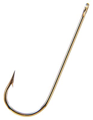 Mustad Poly Bag Hooks Gold Aberdeen 10 Per Carton-Size 6 Order 10