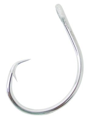 Mustad Demon Circle Hookblack Nickel 2X 25 Per Pack - Size 6/0