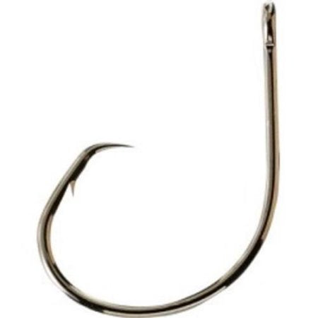 Mustad Demon Offset Circle Hookblack Nickel 3X 25 Per Pack - Size 5/0