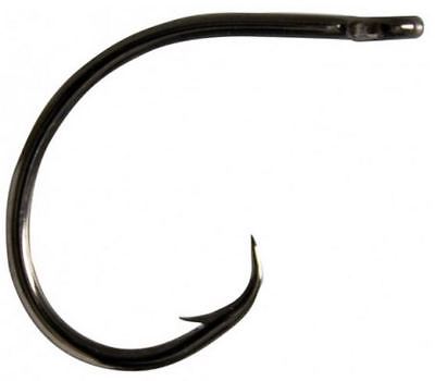 Mustad Demon Circle Hook Black Nickel In-Line Wide Gap 6 Pack