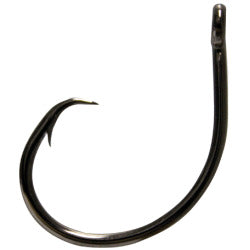 Mustad Demon Circle Hook Black Nickel In-Line Wide Gap 6 Pack