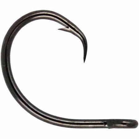 Mustad Ultra Demon Circle Hook Black Nickel 3X7 Per Pack - Size 5/0