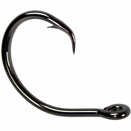 Mustad Ultra Demon Circle Hook Black Nickel 3X7 Per Pack - Size 5/0