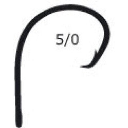 Mustad Ultra Demon Circle Hook Black Nickel 1X 10 Per Pack - Size 1