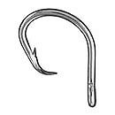 Mustad Tuna Circle Hook Dura Tin Size 10/0 100 Per Box