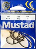 Mustad Poly Bag Hooks Bronze O-Shaughnessy 1/0 Extra Short - 10 Per Carton Order 10