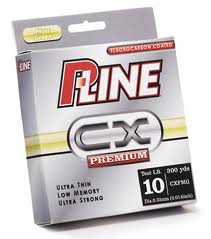 P-Line PRemington Fluorocarbon Coated Line Moss Graineen 300 Yards - 6 Lb