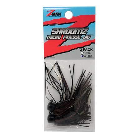 Z-Man Shroomz Micro Finesse Jig 1/8oz - Moccasin Craw