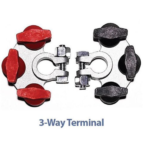 T-H Marine Hydra 3-Way Multi-Connection Marine Battery Terminal