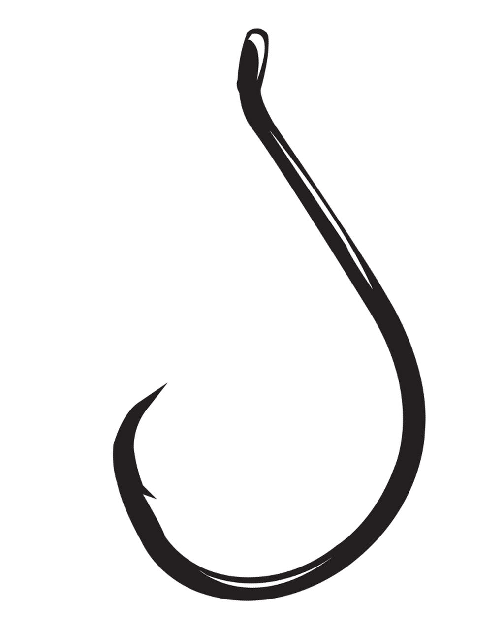 Gamakatsu Octopus Circle Hook Black Offset - 25pk