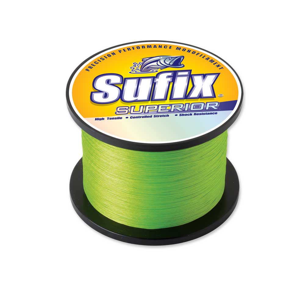 Sufix Superior Monofilament Line - Hi Vis Yellow